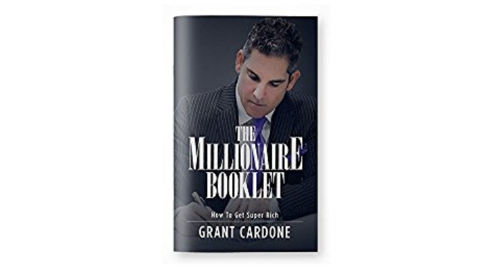 the millionaire booklet by grant cardone book