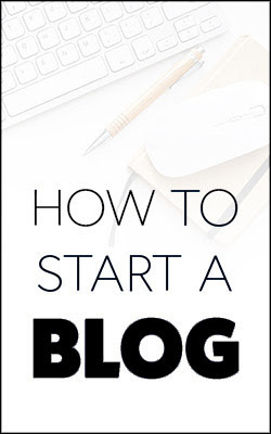 How to start a blog guide.